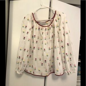 Tuckernuck floral embroidered top